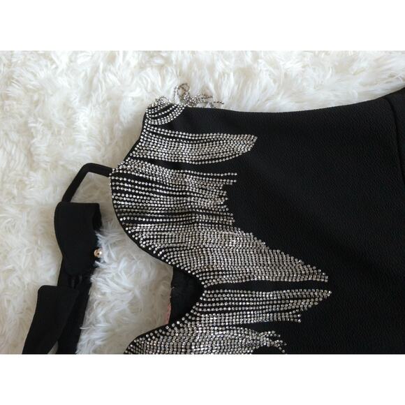 Black jumpsuit rhinestone details made to order in Brazil - Picture 4 of 4